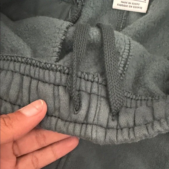 Nike Open Air Performance Men's Club Fleece Cuff Pants - Green - Picture 10 of 12